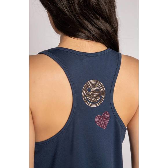 NEW PJ SALVAGE stoney state of mind lounge set in navy - Picture 3 of 5